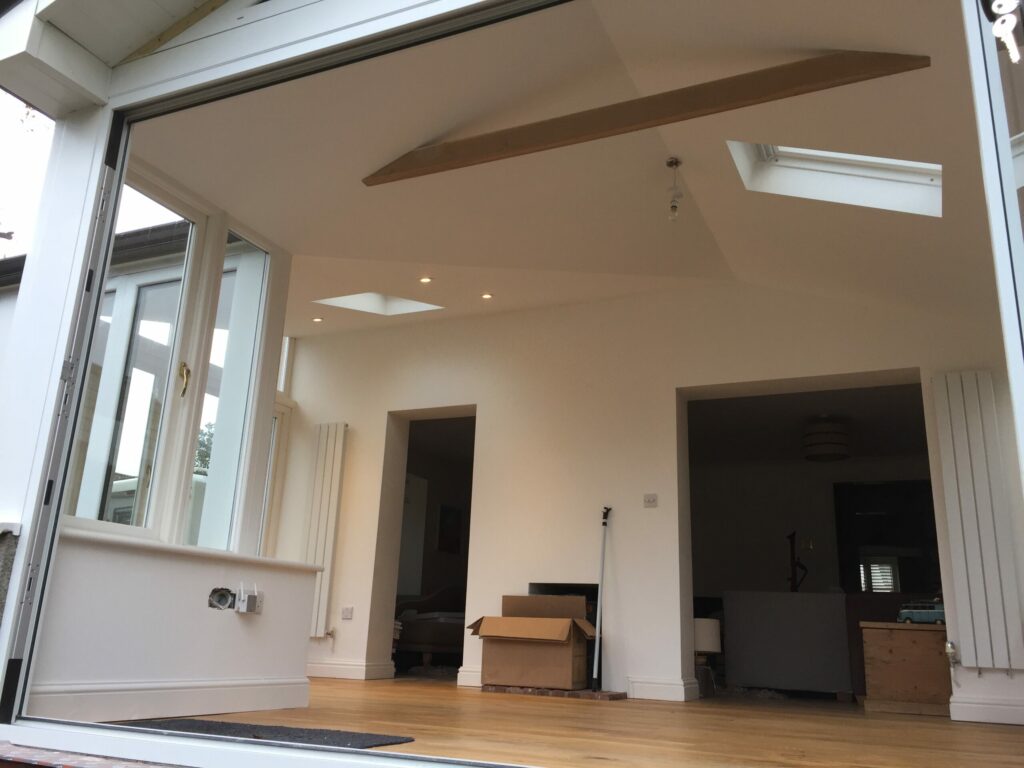 Guardian Solid Roof Internal Finish With Timber Tie Bar